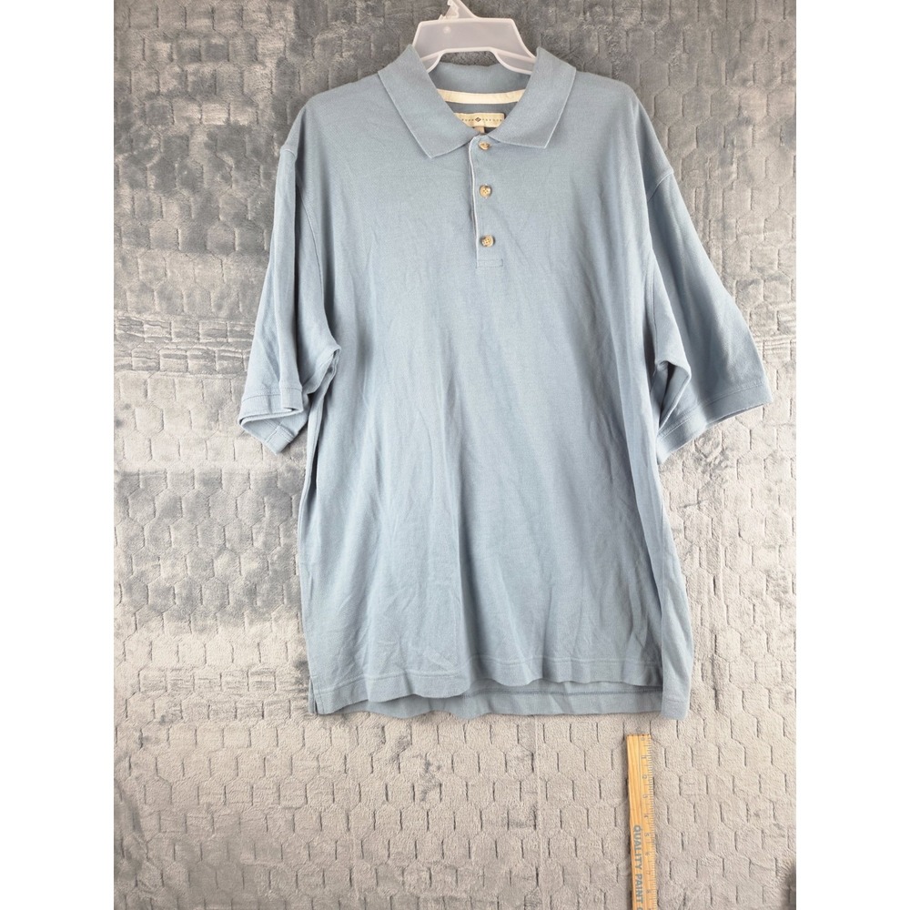 Men's Joseph Abboud Collection Blue‎  Polo Size Large